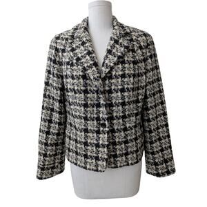 Barry Bricken vintage wool blend tweed jacket